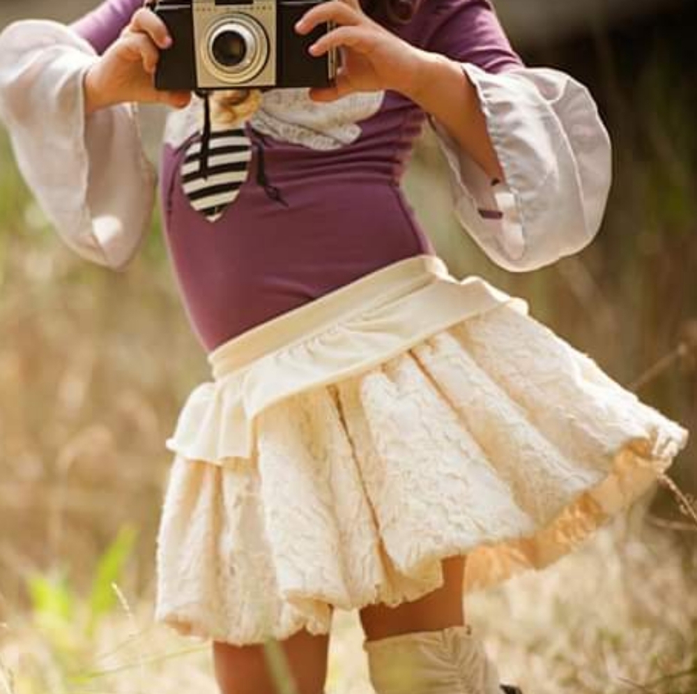 Persnickety Girls Lace Bubble Skirt